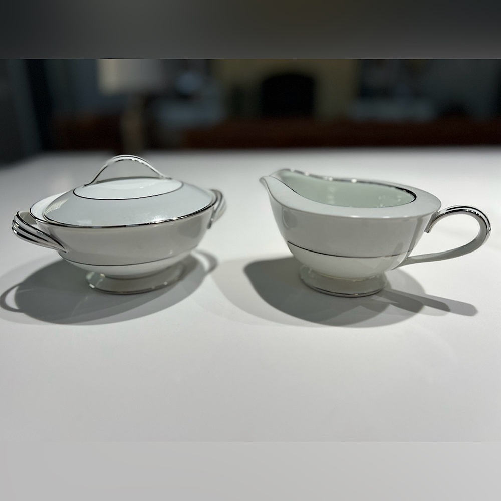 Noritake China, Grayburn Pattern, Sugar and Creamer Set